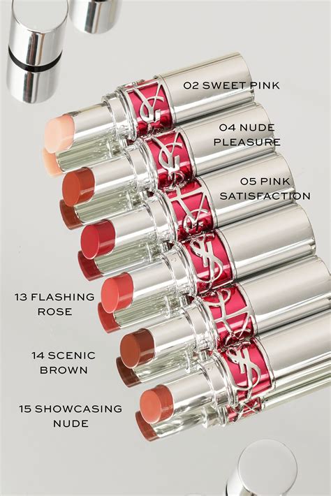 ysl glaze lip gloss 06|YSL candy glaze pink satisfaction.